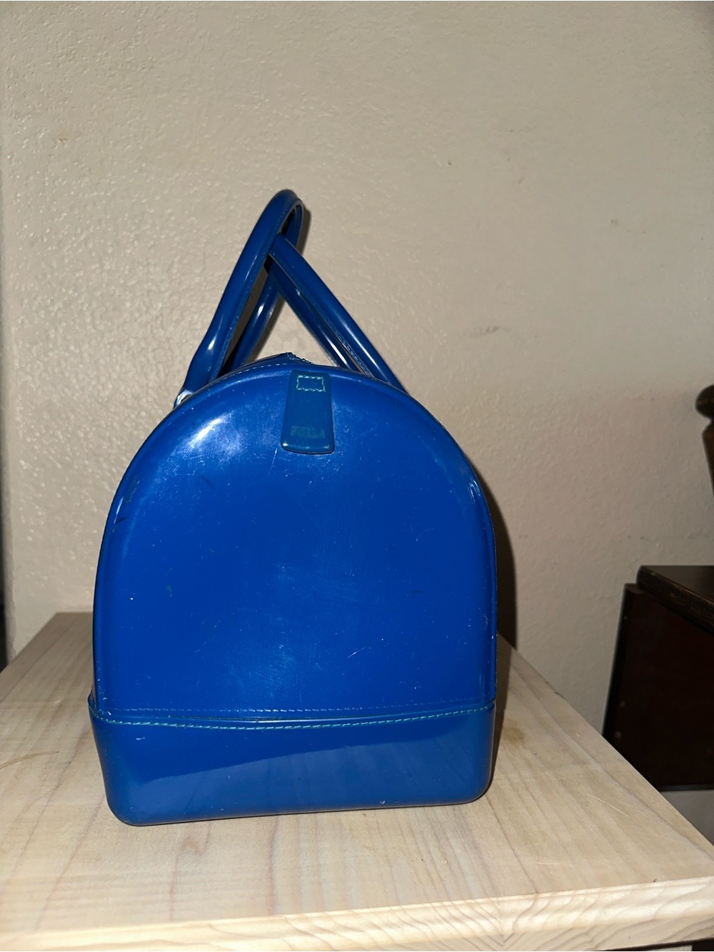 FURLA💙 glossy blue CANDYBAG - Picture 4 of 7